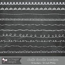Chalk Clip Art Doodle Borders And Free Chalkboard Backgrounds Overlays For Scrapbookers And Photographers Doodle Borders Chalk Chalkboard Doodles