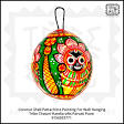 Handmade Coconut Shell Crafts Painting Lord JAGANNATH