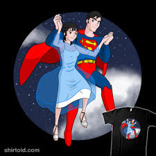 Man, i miss watching the animated series that use to come on kid's wb when i was twelve years old. Flying With Superman Shirtoid