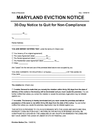 Free sample letter to notify tenant of sale of property. Free Maryland Eviction Notice Forms Notice To Quit