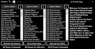 Today i'm back with another roblox script review! Release Chaosity 4 Game Hubs No Key System 3 Api S To Choose From Script Search 500 Games Monaco Etc Wearedevs Forum
