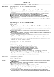 Yes, 10 % of the time minimum clearance required: Senior Financial Analyst Corporate Resume Samples Velvet Jobs