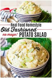 Again, toss it with the potatoes while still. Real Food Homemade Potato Salad No Mayo Recipes To Nourish
