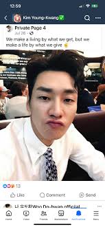 Young Kim wouldn't show up. So I did.