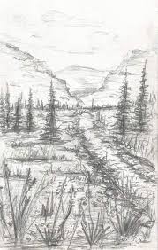 For pencils too large to sharpen with a traditional sharpener, a knife is a good substitute. Best Drawing Ideas Landscape Pencil 45 Ideas Landscape Drawing Landscape Drawings Drawing Mountains