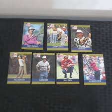 1990 ProSet Golf Autograph Lot(7) Floyd/Mize/Azinger/Finch/Irwin