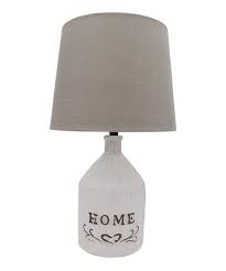 Photo collage family personalized valentine heart table lamp. Dei Light Gray Home Heart Table Lamp Best Price And Reviews Zulily