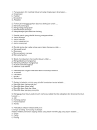 Menjawab benar dan kurang lengkap 2. Soal Ipa Sd Kelas 6 Tentang Adaptasi Hewan Dan Tumbuhan Guru Galeri