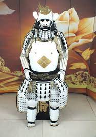 Takeda Clan Samurai White Armor Wearable Suit Samurai Armor Armor Samurai Warrior