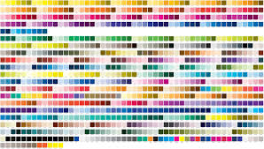 Pantone Color Chart All Colors