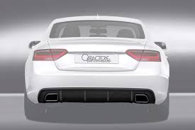 Caractere Rear Diffuser With Dual Exhaust Fits Audi A5 B8 5 2 0 Tfsi Bk Motorsport