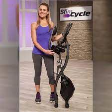 It's also possible that there is a loose cable inside the casing that comes in contact with moving parts. Amazon Com Original As Seen On Tv Slim Cycle Stationary Bike Folding Indoor Exercise Bike With Arm Resistance Bands And Heart Monitor Perfect Home Exercise Machine For Cardio Sports Outdoors