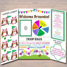 Brownie Girl Scout Kaper Chart Ideas Girl Scout Kaper Charts