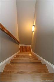 Enclosed Hardwood Staircase To Second Story Bonus Room Staircase Design Staircase House Design