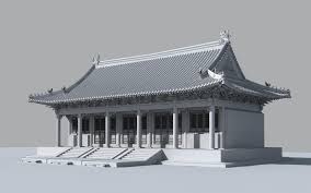3d Model Confucius Temple 3d Model Temple Outdoor Structures