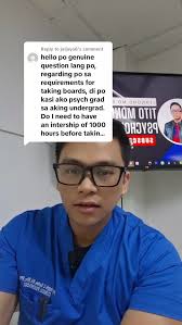 Some important qualifications for the RPM board exam! ,  #titomongpsychologist #RPM #qualifications