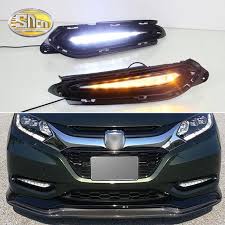 For Honda Hrv Hr V 2015 2016 2017 2018 Turn Yellow Signal Relay Waterproof Abs Car Drl 12v Led Daytime Running Light Sncn Revi Honda Hrv 12v Led Running Lights