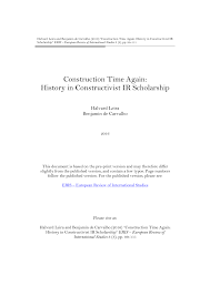 Millions of barrels of oil are on board a number of ships still lingering in the traffic jam, as international benchmark brent crude has now jumped by nearly 2.9 percent to $62.52. Pdf Construction Time Again History In Constructivist Ir Scholarship