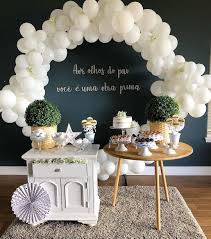 Dicas E Inspiracoes Para Festa On Instagram Decoracao Linda Cheia De Significado Por Babyshower Idea Preparing The Nursery Baby Shower Decorations