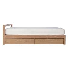 muji bed frame in light oak wood i love muji beautiful in its simplicity muji bed minimalist bed storage beds uk