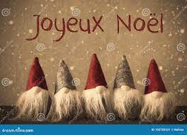 Гномы, снежинки, Joyeux Noel значат с Рождеством Христовым Стоковое  Изображение - изображение насчитывающей шероховатый, декор: 102782531