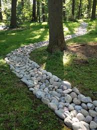 2018 lawn care | installing dry creek bed. Landscaping And River Rock Drainage Swale Klassisch Garten Philadelphia Von Dreamwork Home Improvements Houzz
