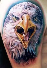 The design varies but the main features include the eagle and the american flag. 15 Best Eagle Head Tattoo Designs Petpress