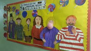 Charlie And The Chocolate Factory Wall Display Charlie Chocolate Factory Chocolate Factory Party Charlie And The Chocolate Factory Crafts