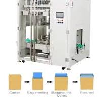 Automated Box Line Automatic Bagging Liner Poly Bag Insert ...