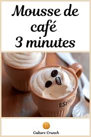 Mousse De Cafe 3 Minutes La Recette Facile Recette Recette Facile Recette Dessert