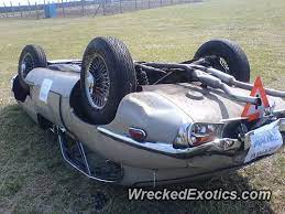 Jaguar E Type Crashed Jaguar E Type Jaguar E Jaguar