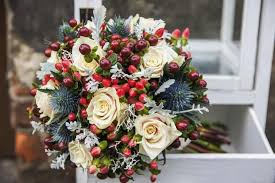 Bridal bouquet bohemian style how to make tutorial. The Winter Landscape In Your Bouquet Beneva Weddings