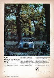 1963 Mercedes Benz 190 W110 International Original Magazine Advertisement Mercedes Benz Mercedes Benz Classic