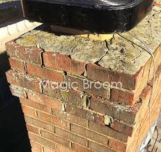 Water can leave its mark by staining the walls of your chimney. Chimney Leak Repair Southern Md Magic Broom Chimney Sweeps