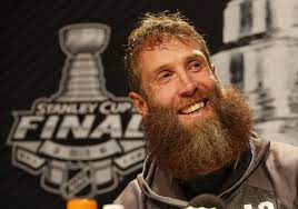 Joe thornton's playoff beard resembles that of a woolly mammoth. Joe Thornton Explains The Mysteries Of His Stanley Cup Beard Joe Thornton San Jose Sharks Joe Pavelski