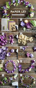 You can use a variety of colors, and the recipient of the graduation lei can cherish them for a long time to come. Make A Paper Flower Tropical Lei