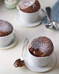 Individual Chocolate Souffles Recipe Recipe Desserts Souffle Recipes Individual Desserts