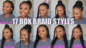 A french fishtail braid is a stunning look that combines two braid types into one. 17 Ways To Style Jumbo Box Braids Easy And Quick Youtube