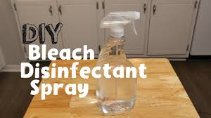 Make sure to allow surfaces to fully air dry. How To Make Diy Bleach Disinfectant Spray Easy Simple Youtube