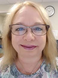 At Home face and violet volt LipLicious Momma