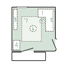 Crafters know what makes a good craft room and that is an organized space, but what is equally important is designing a space that inspires. Craft Room Mood Board