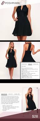 lulus black skater dress new with tags this stunning black