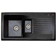 Kitchen sink with drainboard stainless steel kitchen sink corner kitchen sink cabinet over kitchen sink shelf granite composite kitchen sink kitchen sink. Reginox Rl401cb Black Ceramic Sink Kitchen Sinks Taps