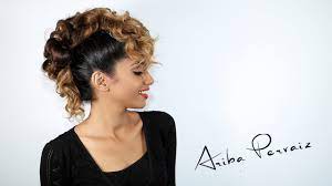 Keep in mind that this cut typically works best for gents with waiver curls. How To Curly Faux Hawk Easier Than It Looks Hair Tutorial Ariba Pervaiz Youtube