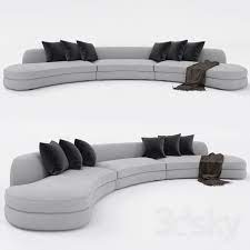 3d Models Sofa Sofa 08 Circle Sofa Living Room Sofa Set Curvy Sofa