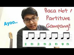 5 (angka lima) dibaca sol. Cara Bermain Gitar Dengan Not Balok Bisabo