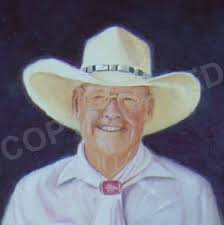 A Acknowledged Artist, Nadine L. Meade's painting, "Robert Garner