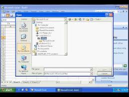 Cara Menyimpan Dan Membuka File Pada Microsoft Excel Youtube