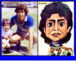 Andrés Ergilio Nazareno y Eduardo Góngora Mejía, integrantes de El Nacional  de Quito 1985