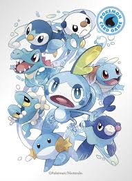 Fully evolved, samurott has the worst stat spread of any of the water type starters. Beautiful Starter Artwork Revealed For Pokemon Tcg Sleeves In Japan Nintendosoup